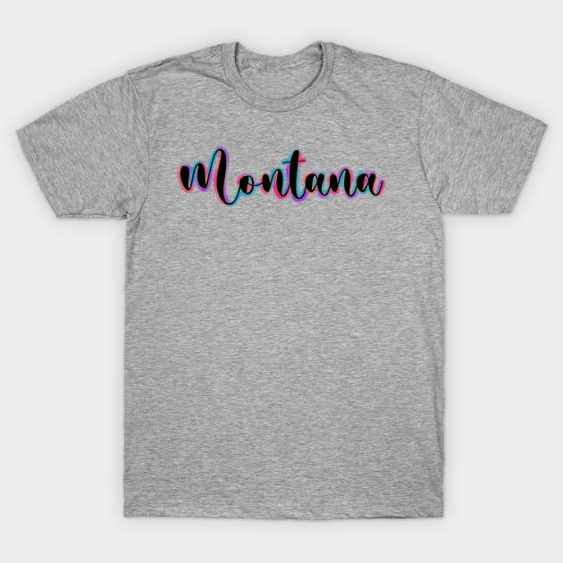 Colorful Montana T-Shirt by DRHArtistry